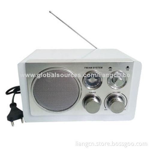 AM/FM wooden single radio